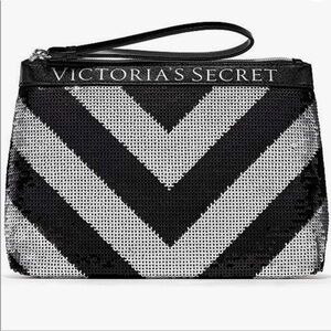 Victoria’s Secret sequin cosmetic bag